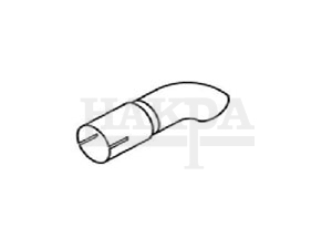 3564900021-MERCEDES-EXHAUST SILENCER PIPE